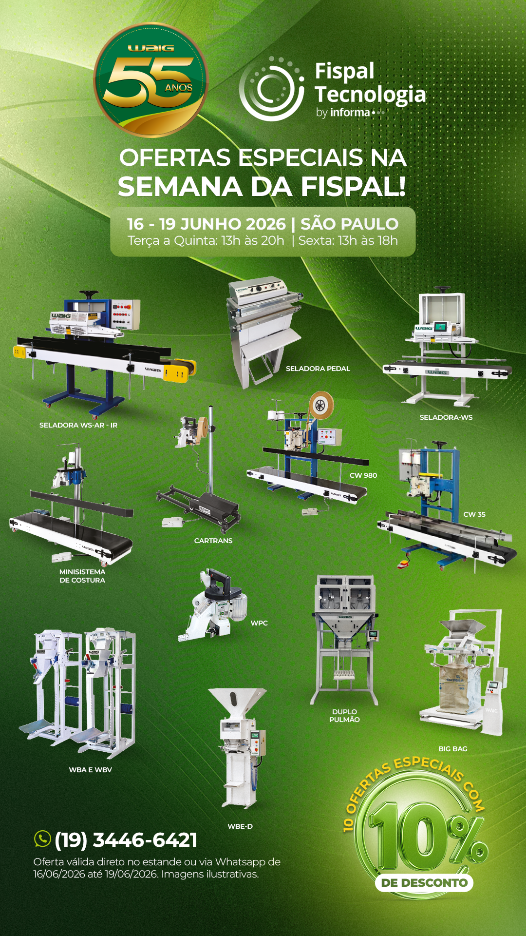 WAIG apresenta soluções na Fispal Tecnologia 2026