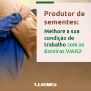 Esteiras WAIG para produtor de sementes